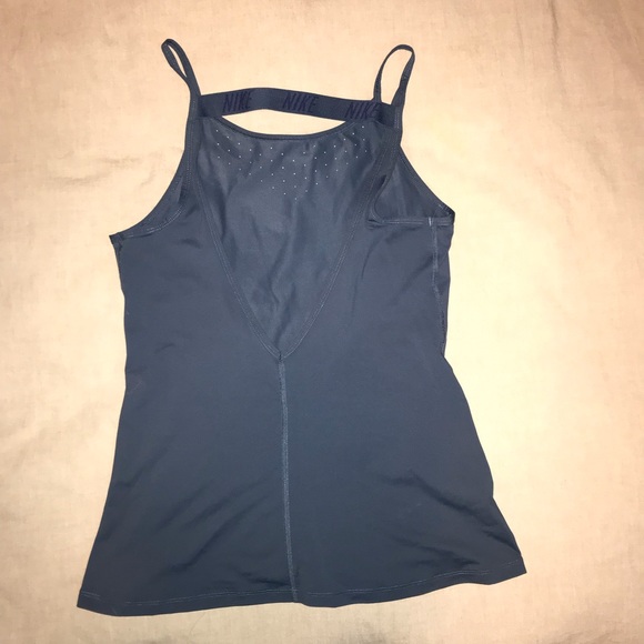 Nike tank top backless blue - Picture 2 of 3